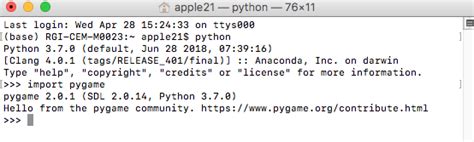 Image result for How to Install Pygame On Python