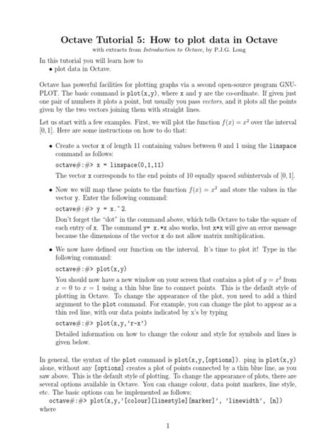 Image result for Octave Plot