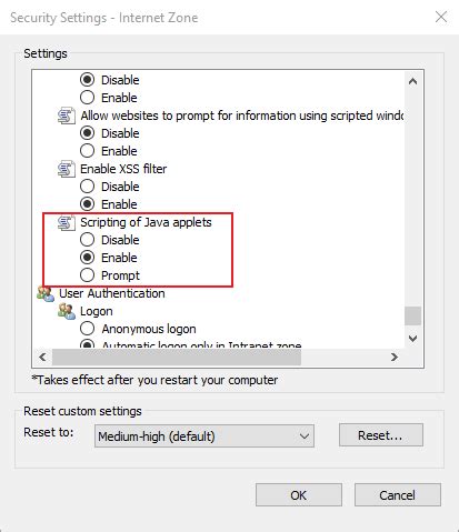 Toradh íomhá ar How to Enable Java in Internet Explorer