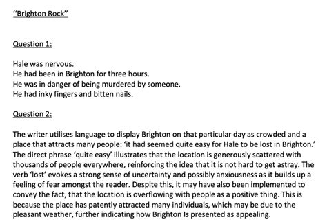 Afbeeldingsresultaten voor Language Paper 1 Question 2 Opening Example Answers