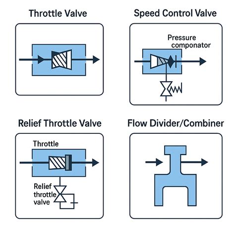 Image result for Hyd Flow Control Valves Operation