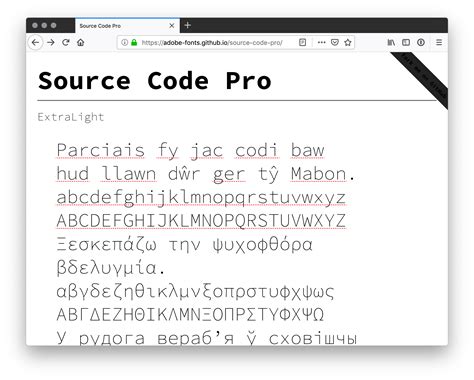 Image result for Source Code Pro Text Font