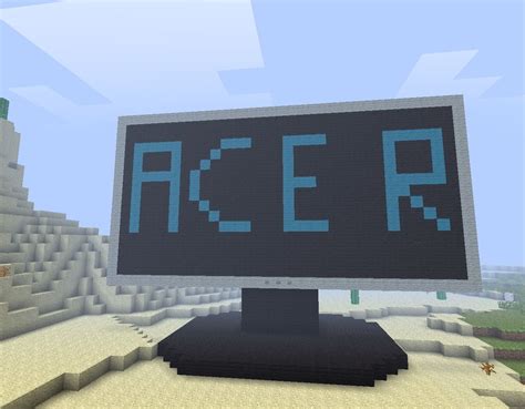 Toradh íomhá ar Monitor Minecraft Build