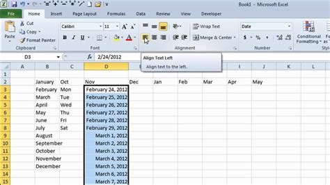 Image result for How to Automate Dates in Excel