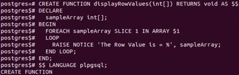 Image result for PostgreSQL SQL Loop