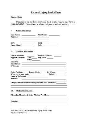 Toradh íomhá ar Slip and Fall Intake Form