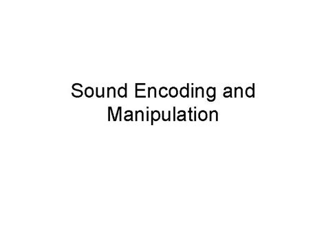 Image result for Examples of Sound Encoding Psychology
