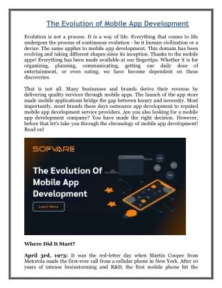 Toradh íomhá ar Evolution of App Development Tools