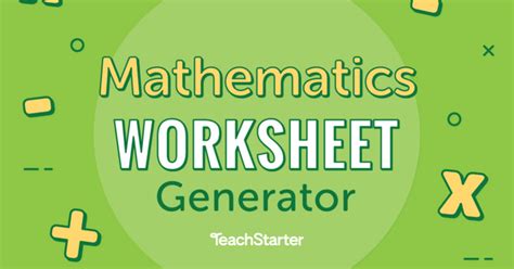 Toradh íomhá ar Free Printable Math Sheet Generator