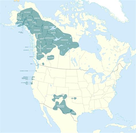 Image result for Native American Language Map