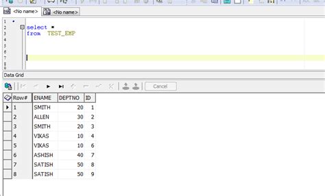 Delete Records From Table SQL/Oracle に対する画像結果