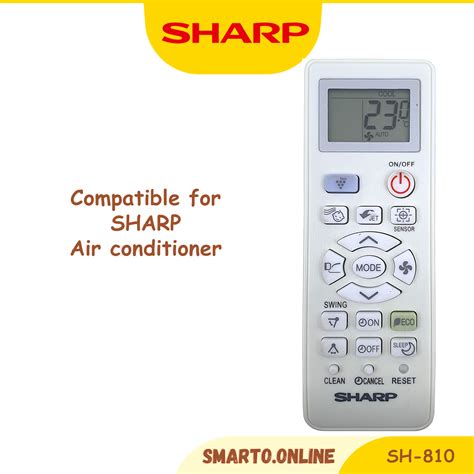 Image result for Sharp Air Conditioning Remote Control