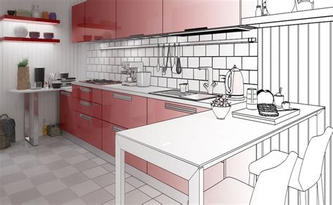 Design a Kitchen Layout for Free に対する画像結果