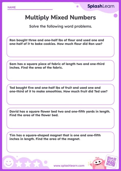 Toradh íomhá ar Mixed Multiplication and Division Word Problems