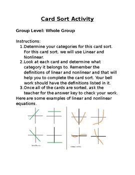 Image result for Activity Card Sort