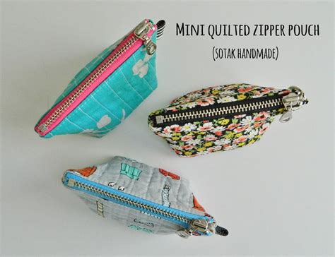 Afbeeldingsresultaten voor Mini Zipper Pouch Pattern