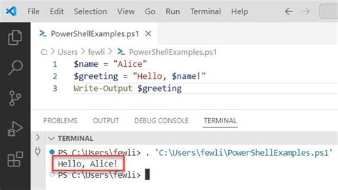 Toradh íomhá ar Add Variables to String PowerShell