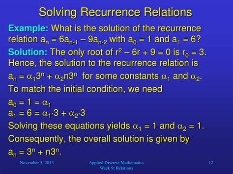 Image result for How to Solve Recurrence Relations Linear Algebra