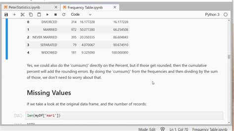 Python Data Frequency Table Visualization-साठीचा प्रतिमा निकाल