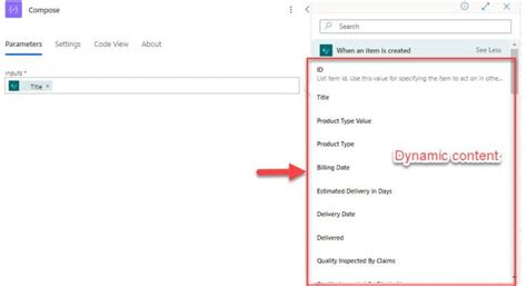 Afbeeldingsresultaten voor Power Automate Dynamic Content