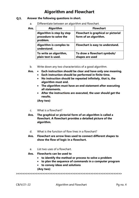 Worksheets On Algorithm and Flowchart に対する画像結果