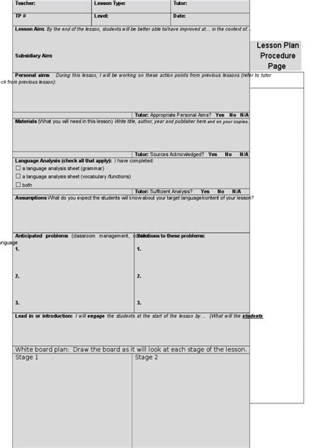 Procedure in Lesson Plan Example に対する画像結果