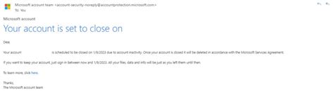 Image result for Microsoft Account Update Message