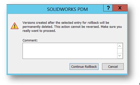 Image result for Roll Back PDM SolidWorks