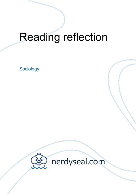 Reading Reflection Examples に対する画像結果