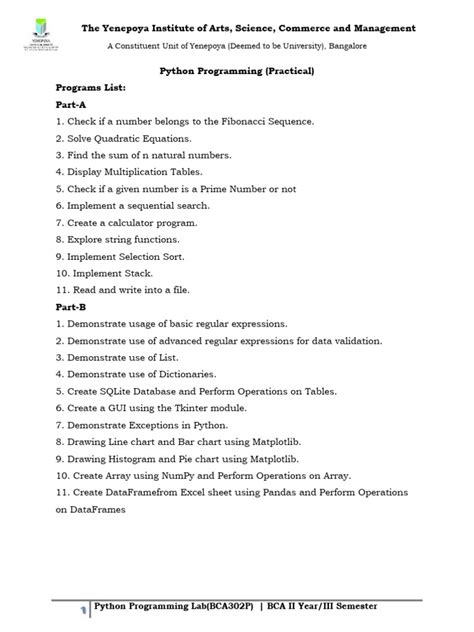 Image result for Course Outcomes of Python Programming Lab