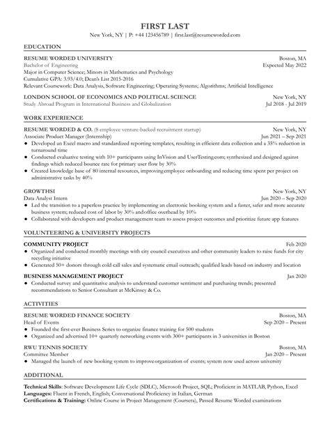 Example of Entry Level Operations Manager Resume に対する画像結果