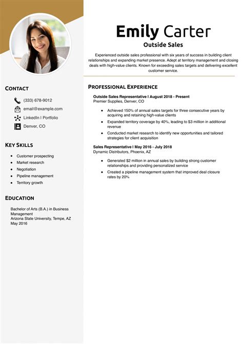 Toradh íomhá ar Best Sales Resume Examples