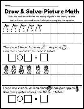 Image result for Visual Word Problems Math