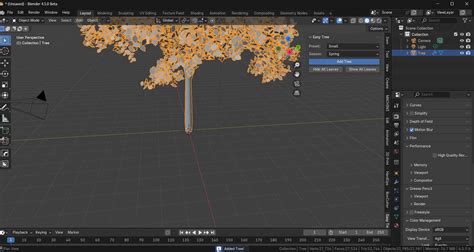 Toradh íomhá ar Blender Tree Add-On