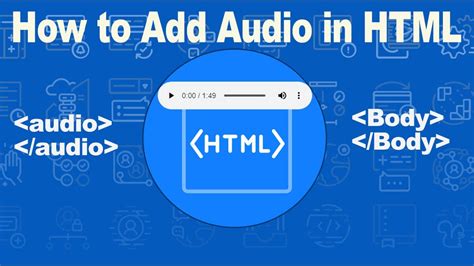 How to Add Audio in HTML に対する画像結果