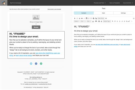 Image result for MailChimp Plain Text Email