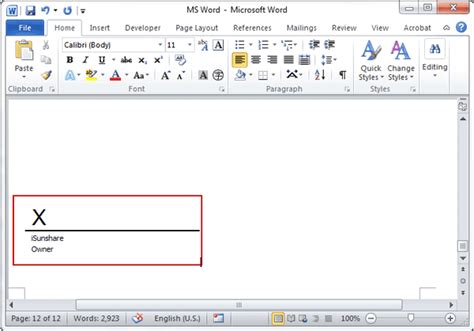 Image result for How to Sign Word Document Prepared By