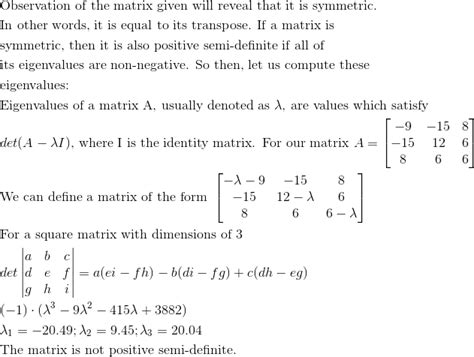 Image result for How to Make a Matrix Positive Definite
