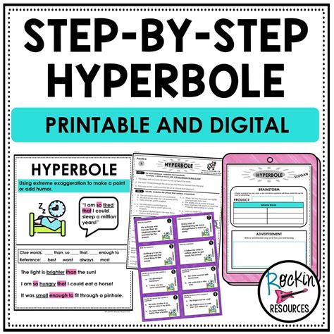 Free Printable Hyperbole Anchor Chart 2nd Grade に対する画像結果