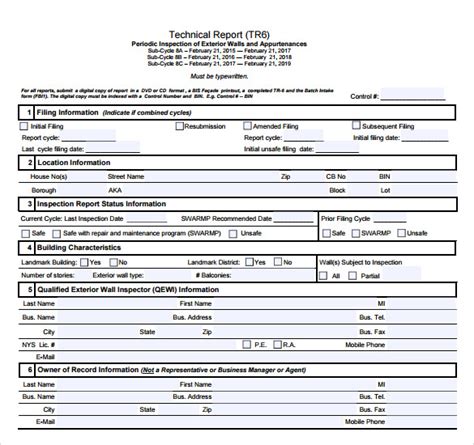 Toradh íomhá ar Technical Report Sample PDF