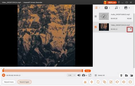 Toradh íomhá ar Screen Recorder Tutorial