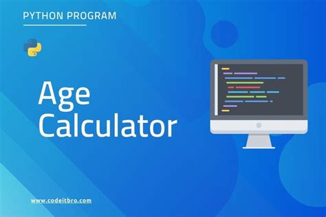 Age Calculator in Python Using Tkinter Images に対する画像結果