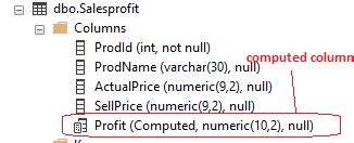 Image result for SQL Server Computed Columns