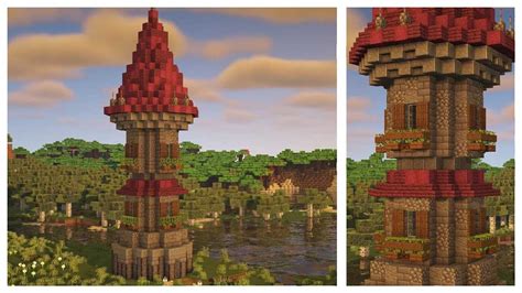 Design your own wizard tower with this Minecraft schematic - WireMystique