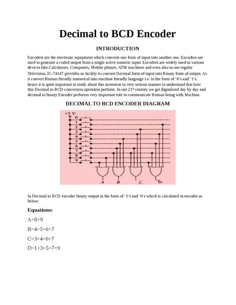 Image result for Bcd Encoder