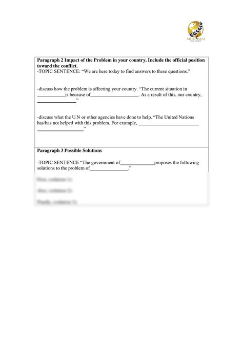 Image result for Problem Solution Position Paper Example