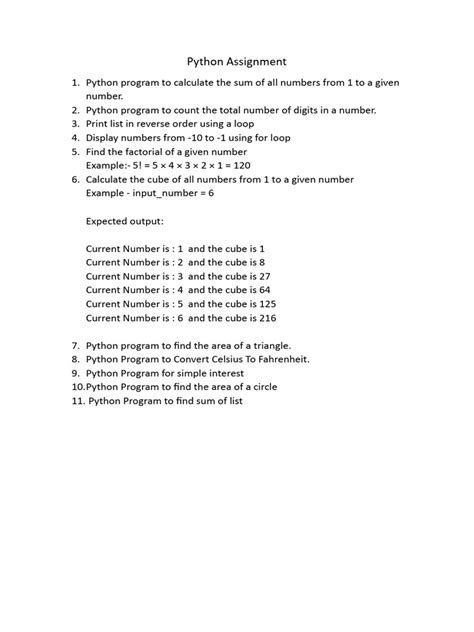 Python Assignment Title Page に対する画像結果