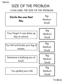 Size of the Problem Worksheet Sorting に対する画像結果