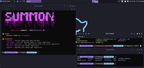 Daemon Example に対する画像結果