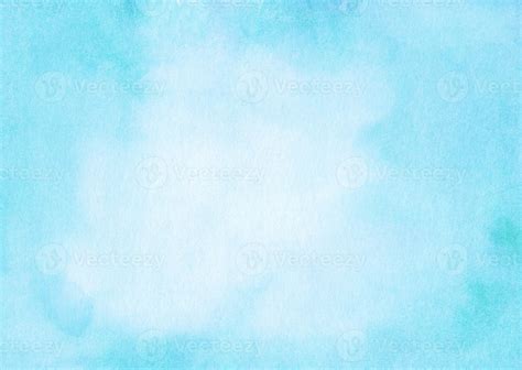Watercolor light blue background hand painted. Watercolour pastel sky ...